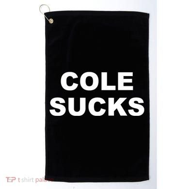 Cole Sucks Golf Towel
