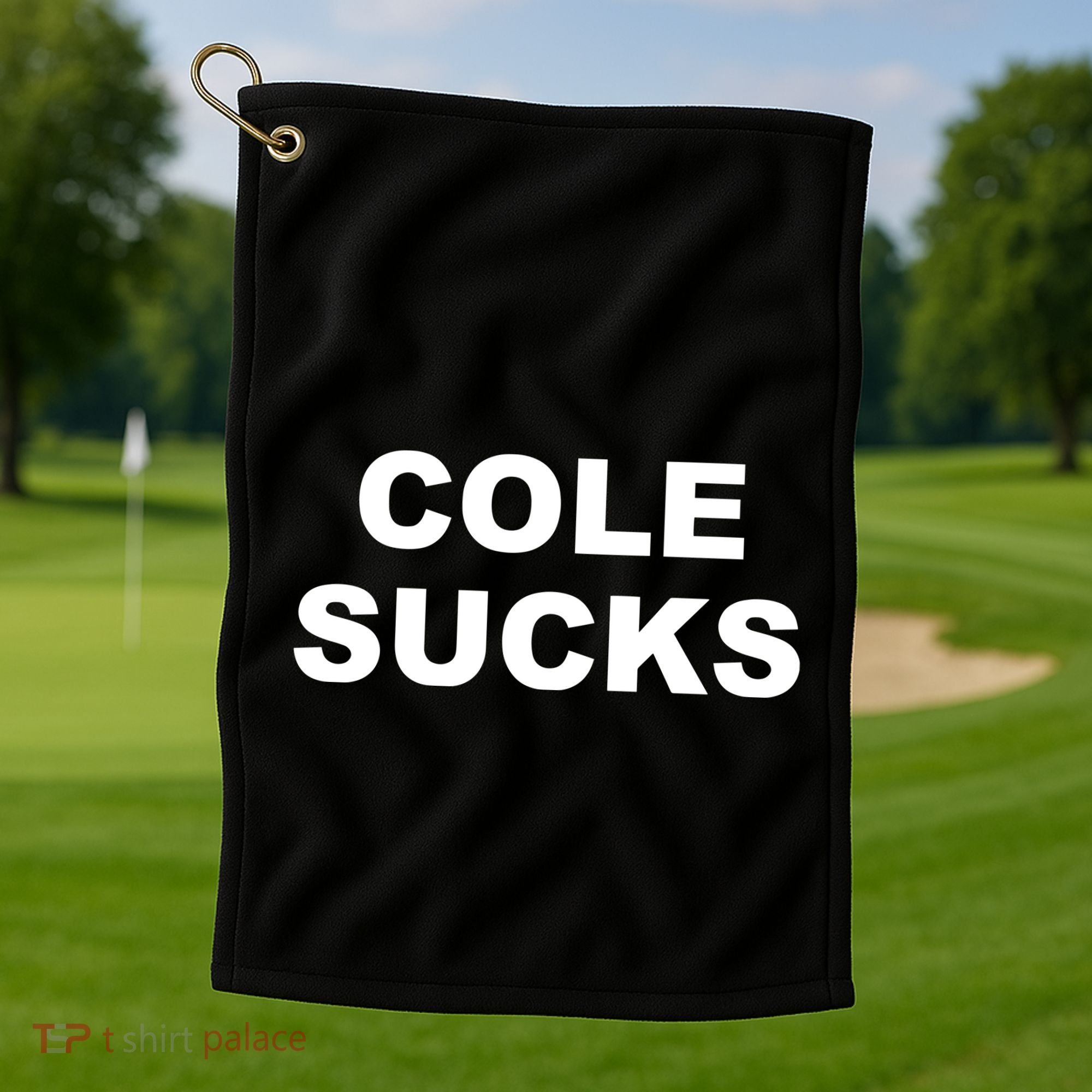 Cole Sucks Golf Towel