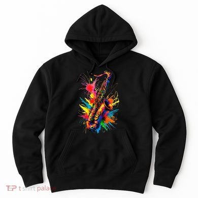 Colorful Saxophone Hoodie
