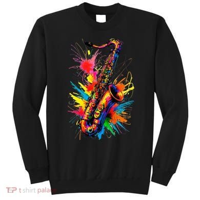 Colorful Saxophone Sweatshirt