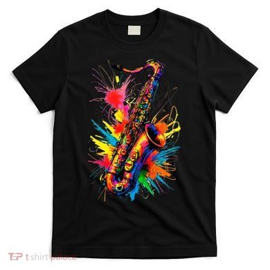 Colorful Saxophone T-Shirt
