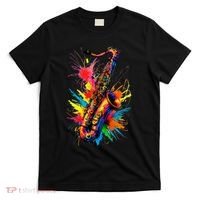 Colorful Saxophone T-Shirt thumb 0