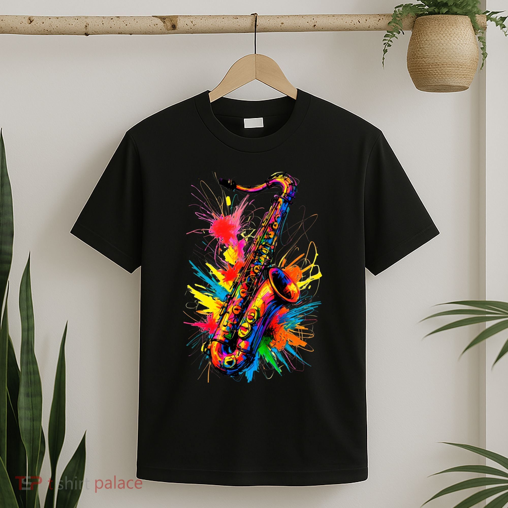 Colorful Saxophone T-Shirt