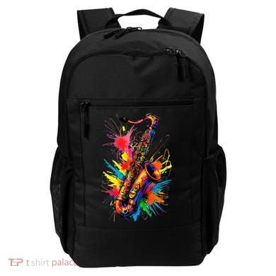 Colorful Saxophone Backpack