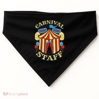 Carnival Staff Circus Event Security Ringmaster Lover Gift USA-Made Doggie Bandana thumb 0