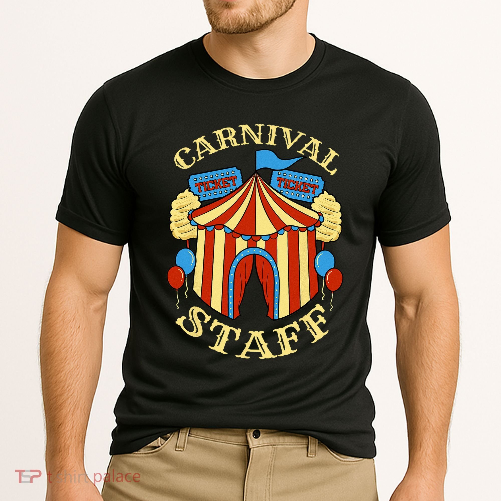 Carnival Staff Circus Event Security Ringmaster Lover Gift Cooling Performance Crew T-Shirt