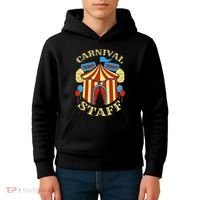 Carnival Staff Circus Event Security Ringmaster Lover Gift Kids Hoodie thumb 4