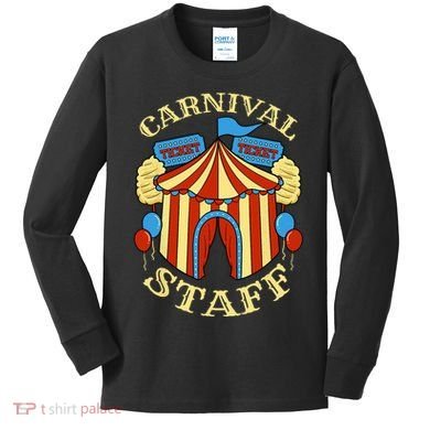 Carnival Staff Circus Event Security Ringmaster Lover Gift Kids Long Sleeve Shirt