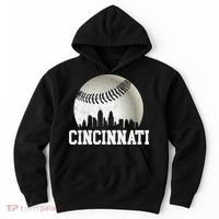 Cincinnati Skyline City Baseball Met At Hoodie thumb 0