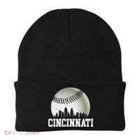 Cincinnati Skyline City Baseball Met At Beanie thumb 0