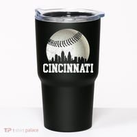Cincinnati Skyline City Baseball Met At Tumbler thumb 0
