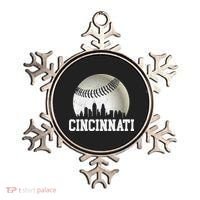 Cincinnati Skyline City Baseball Met At Ornament thumb 0