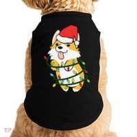 Corgi Santa Christmas Tree Lights Xmas Boys Corgmas Dog Doggie Tank thumb 0