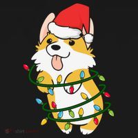 Corgi Santa Christmas Tree Lights Xmas Boys Corgmas Dog Ornament thumb 1