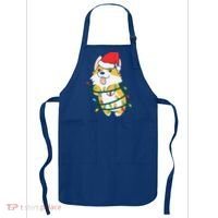 Corgi Santa Christmas Tree Lights Xmas Boys Corgmas Dog Apron thumb 0