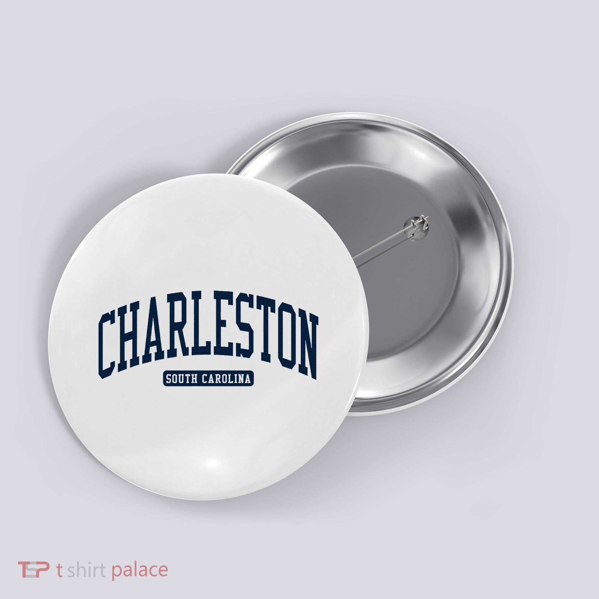 Charleston South Carolina Sc College University Style Button