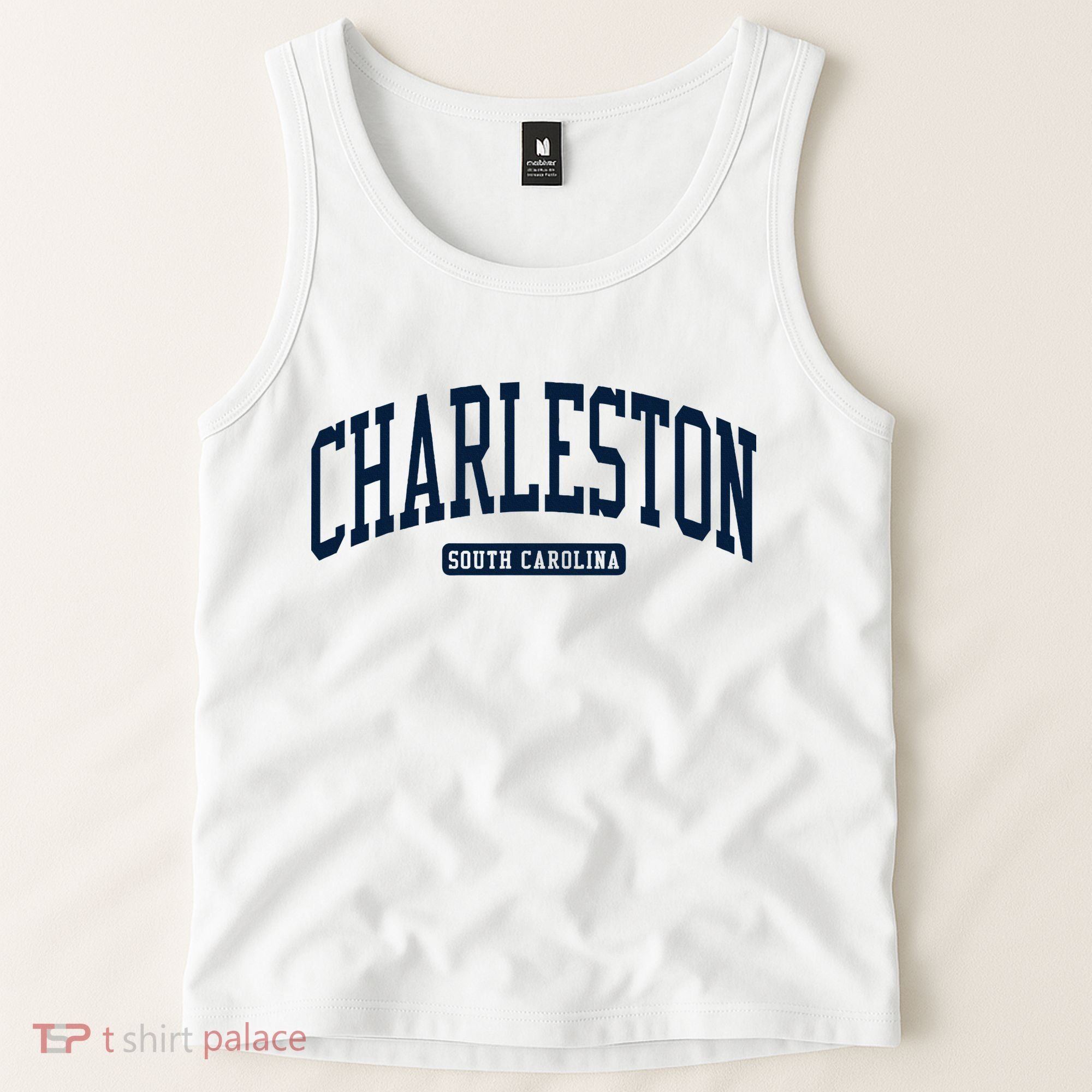 Charleston South Carolina Sc College University Style Tank Top