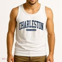 Charleston South Carolina Sc College University Style Tank Top thumb 3