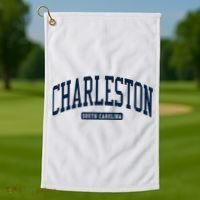 Charleston South Carolina Sc College University Style Golf Towel thumb 1