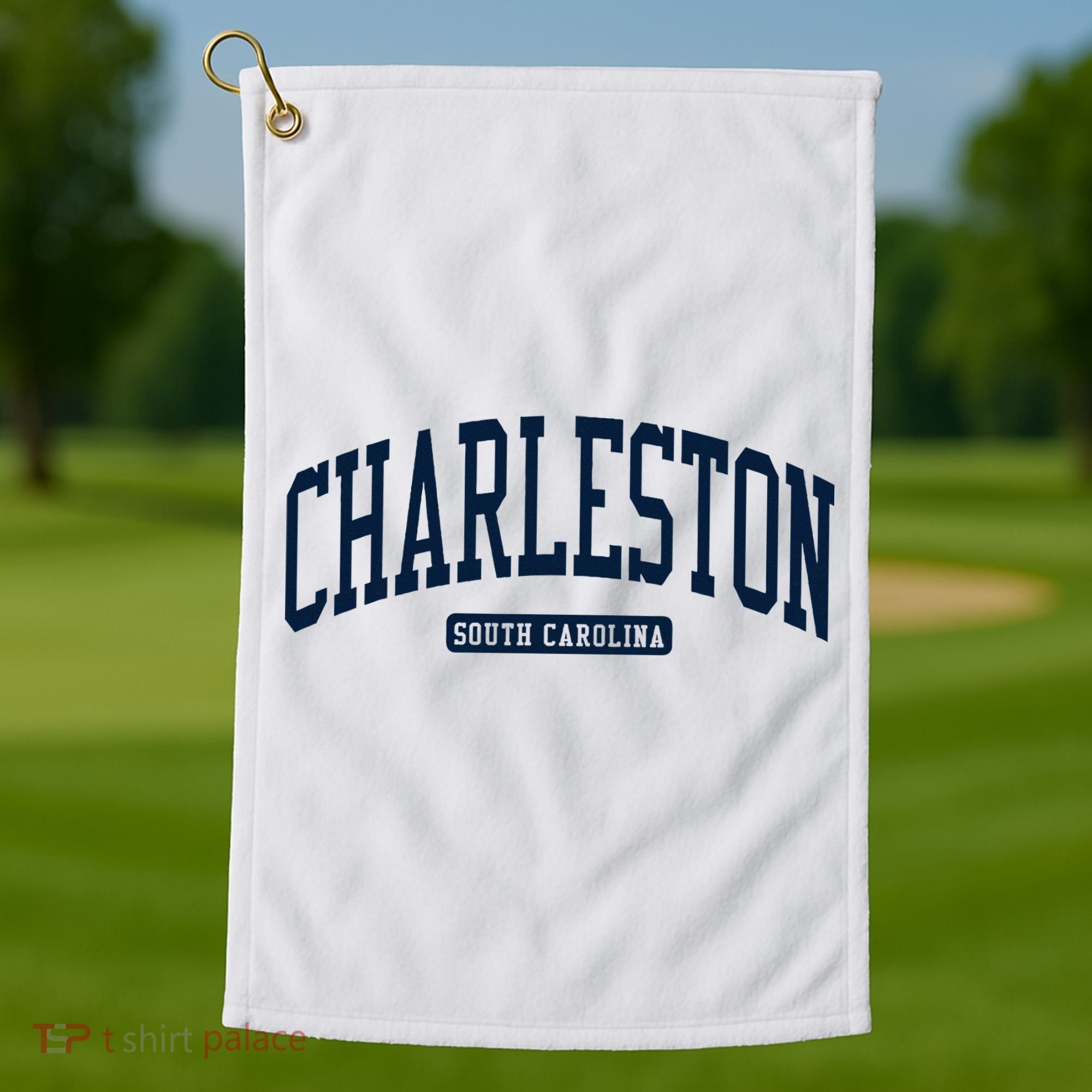 Charleston South Carolina Sc College University Style Golf Towel
