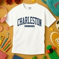 Charleston South Carolina Sc College University Style Kids T-Shirt thumb 3