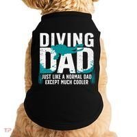 Cool Scuba Diving For Dad  Ocean Scuba Diver Instructor Doggie Tank thumb 0