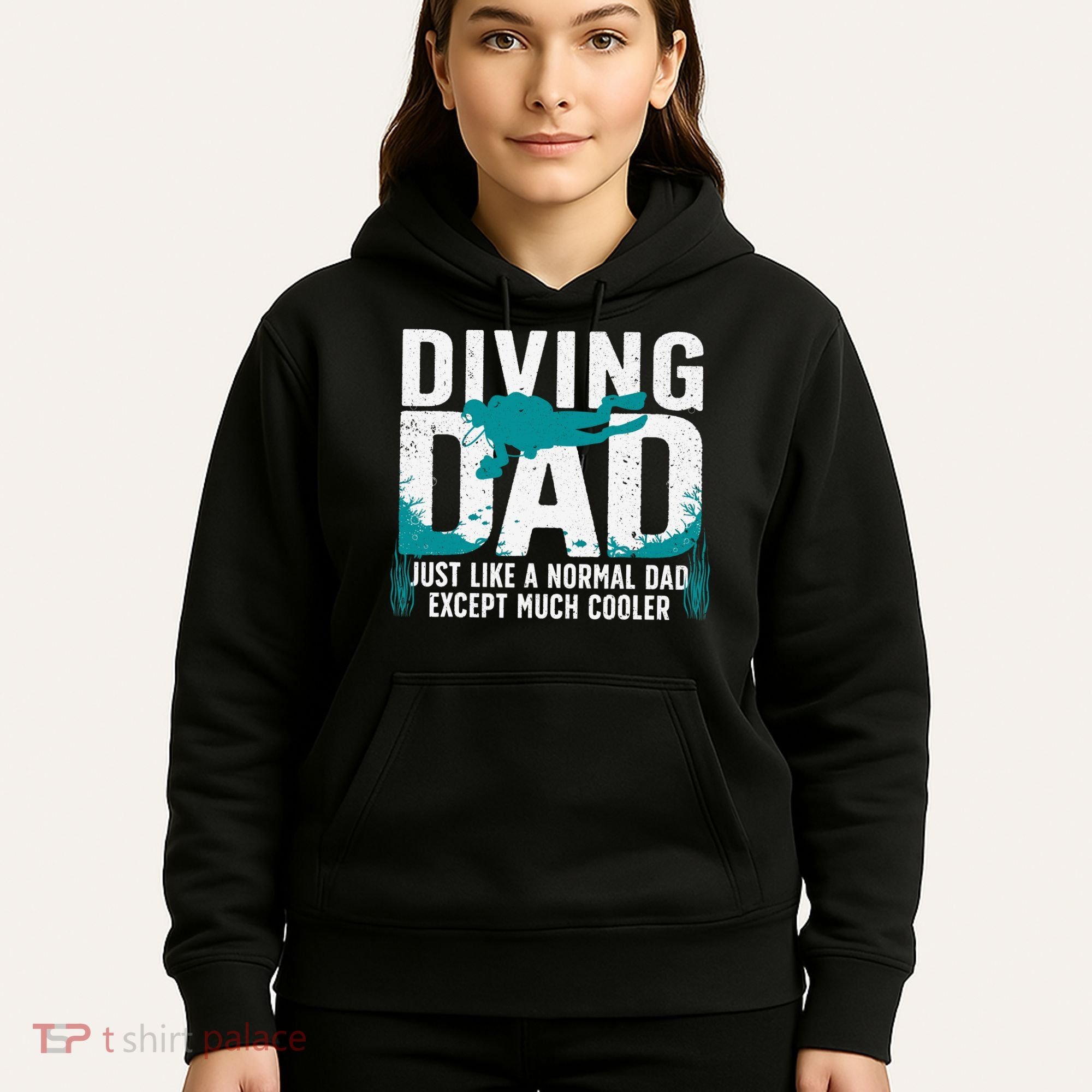 Cool Scuba Diving For Dad  Ocean Scuba Diver Instructor Hoodie