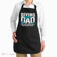 Cool Scuba Diving For Dad  Ocean Scuba Diver Instructor Apron thumb 2