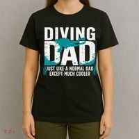 Cool Scuba Diving For Dad  Ocean Scuba Diver Instructor T-Shirt thumb 4