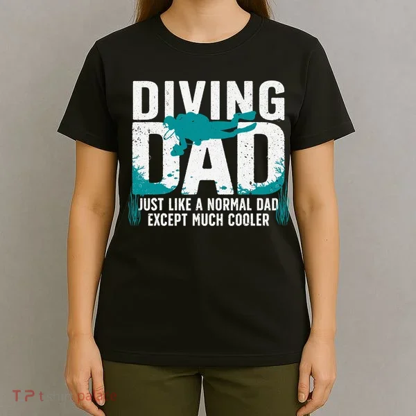 Cool Scuba Diving For Dad  Ocean Scuba Diver Instructor T-Shirt