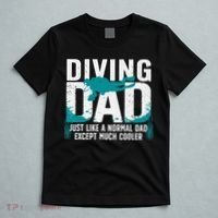 Cool Scuba Diving For Dad  Ocean Scuba Diver Instructor T-Shirt thumb 5