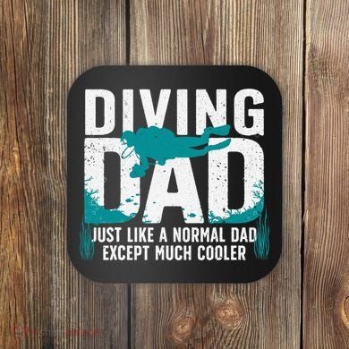 Cool Scuba Diving For Dad  Ocean Scuba Diver Instructor Coaster