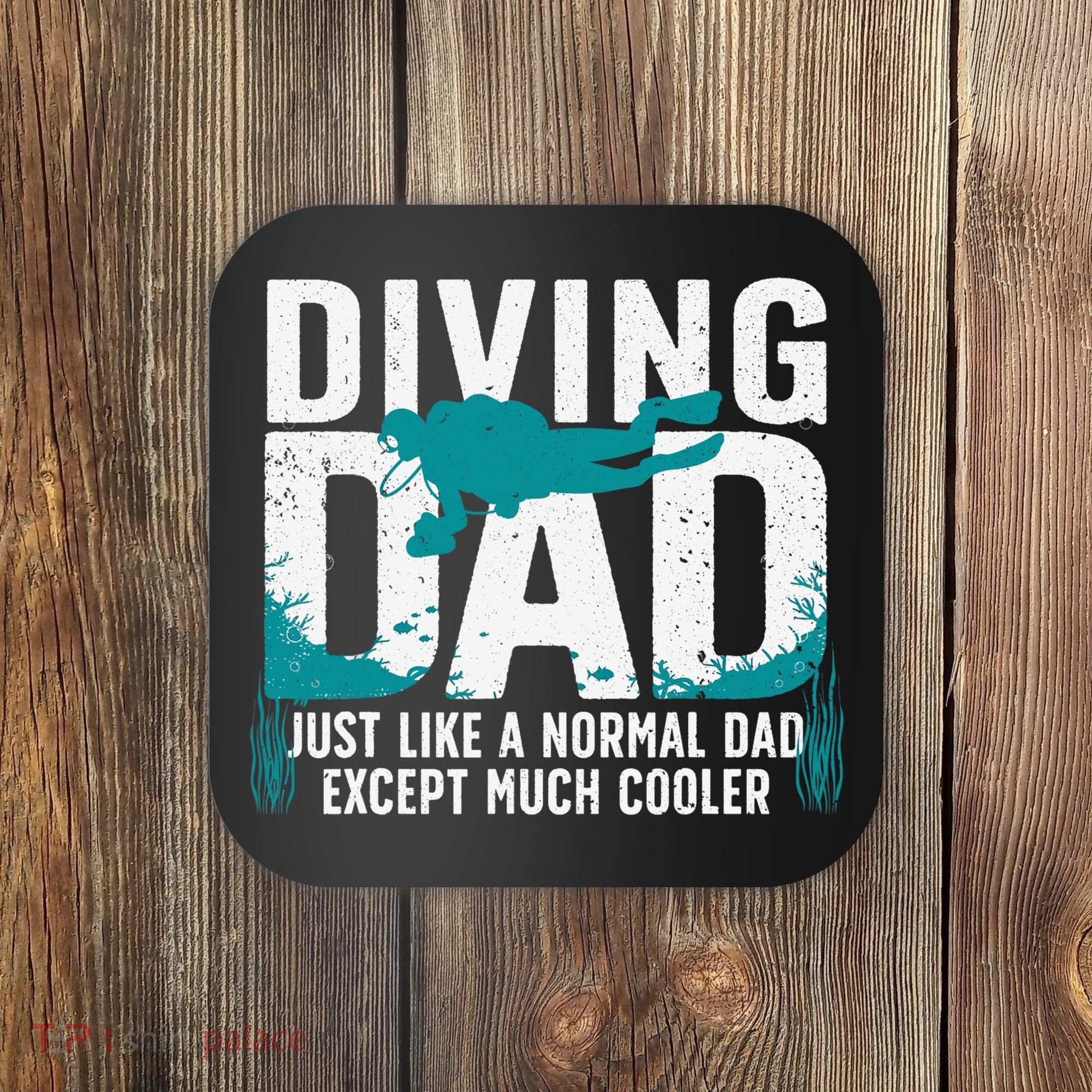 Cool Scuba Diving For Dad  Ocean Scuba Diver Instructor Coaster