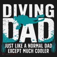 Cool Scuba Diving For Dad  Ocean Scuba Diver Instructor Polo thumb 3