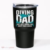 Cool Scuba Diving For Dad  Ocean Scuba Diver Instructor Tumbler thumb 0