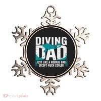 Cool Scuba Diving For Dad  Ocean Scuba Diver Instructor Ornament thumb 0