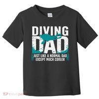 Cool Scuba Diving For Dad  Ocean Scuba Diver Instructor Toddler T-Shirt thumb 0