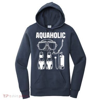Cool Scuba Diving Themed Design For Men Women Scuba Dive Women's Hoodie