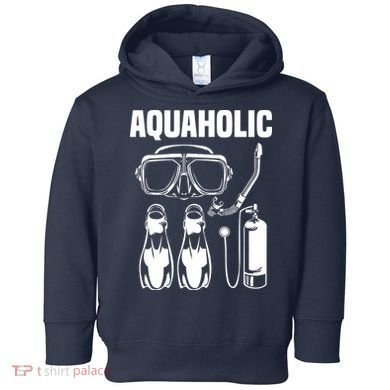 Cool Scuba Diving Themed Design For Men Women Scuba Dive Toddler Hoodie