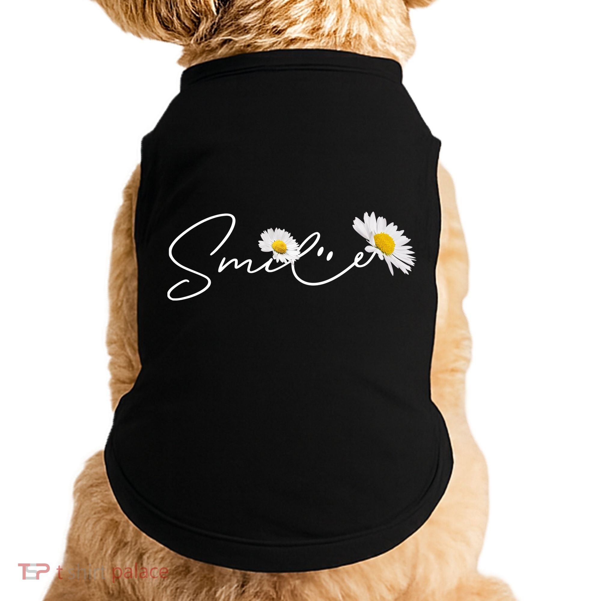 Cute Smile Daisy Flower Doggie Tank