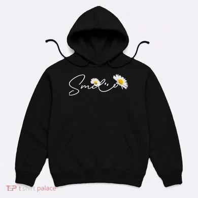 Cute Smile Daisy Flower Hoodie