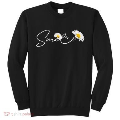 Cute Smile Daisy Flower Sweatshirt