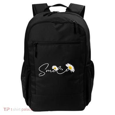 Cute Smile Daisy Flower Backpack