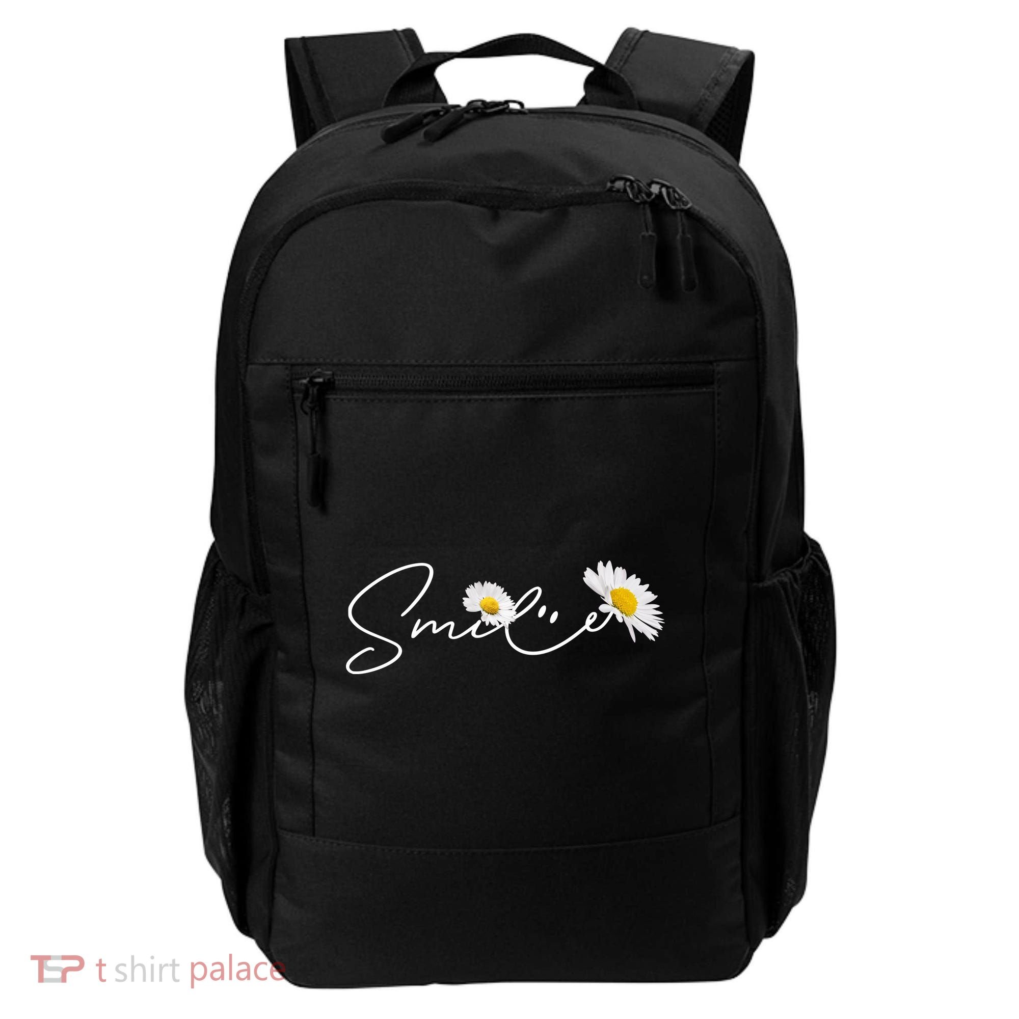 Cute Smile Daisy Flower Backpack