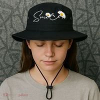 Cute Smile Daisy Flower Bucket Hat thumb 3