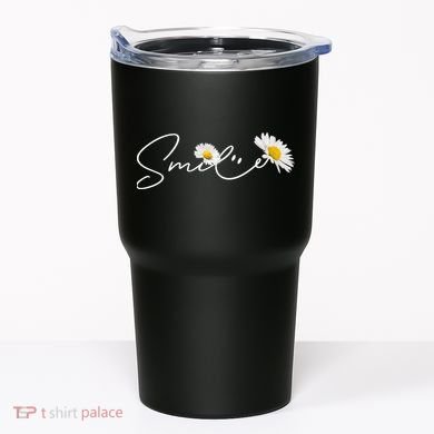 Cute Smile Daisy Flower Tumbler