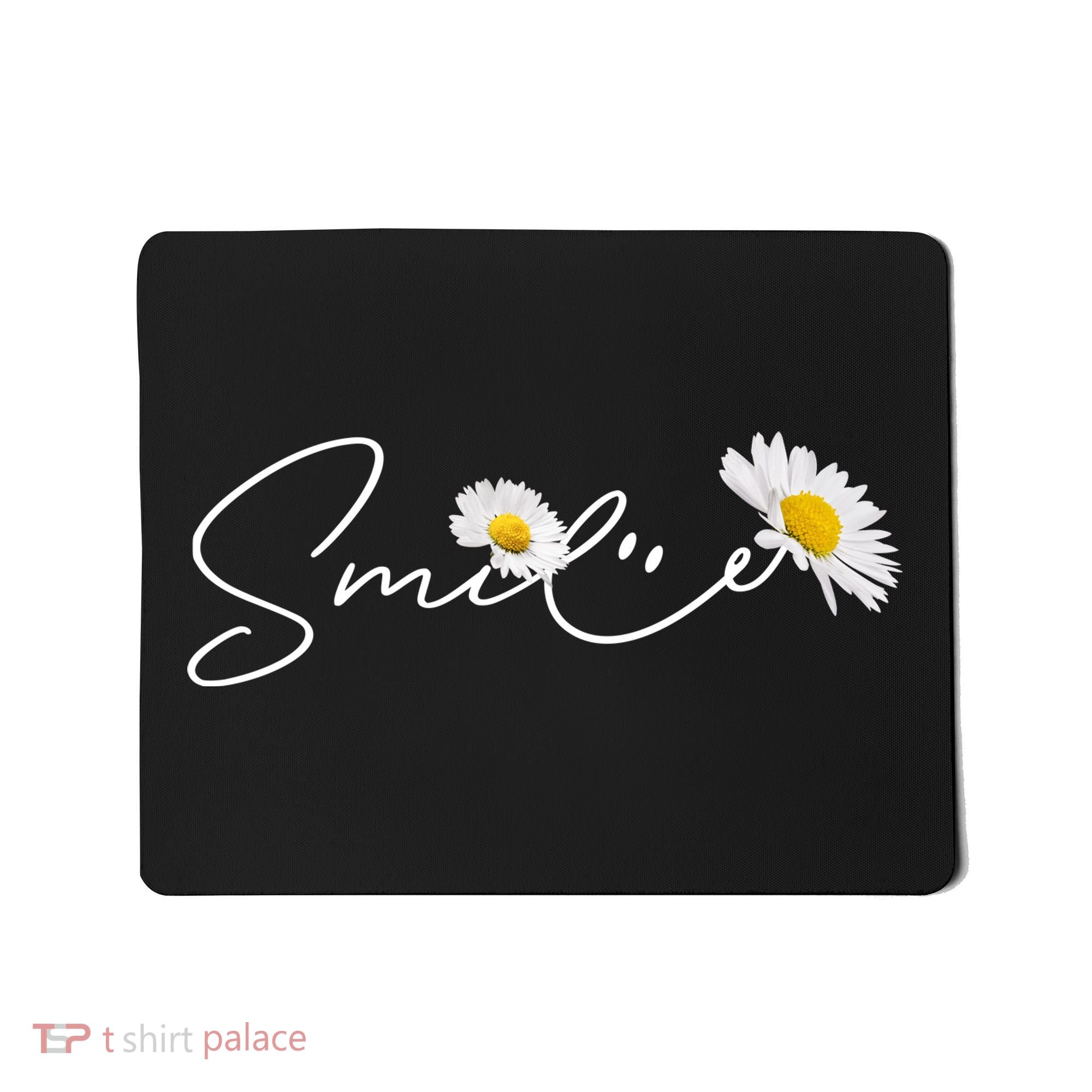 Cute Smile Daisy Flower Mousepad