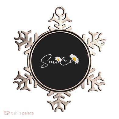 Cute Smile Daisy Flower Ornament