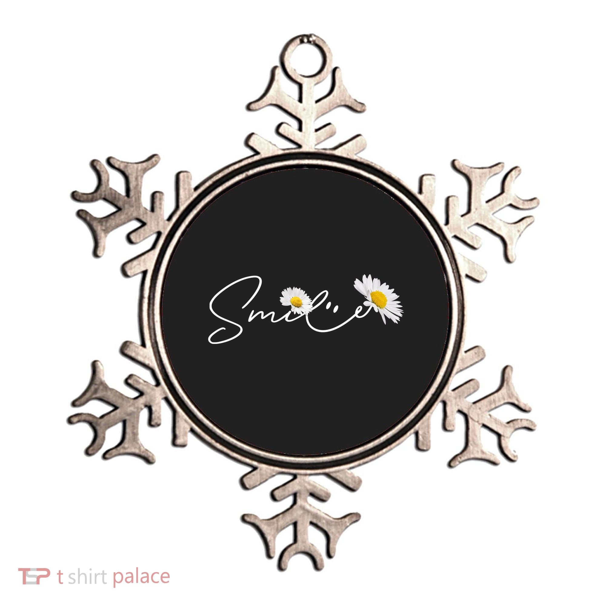 Cute Smile Daisy Flower Ornament