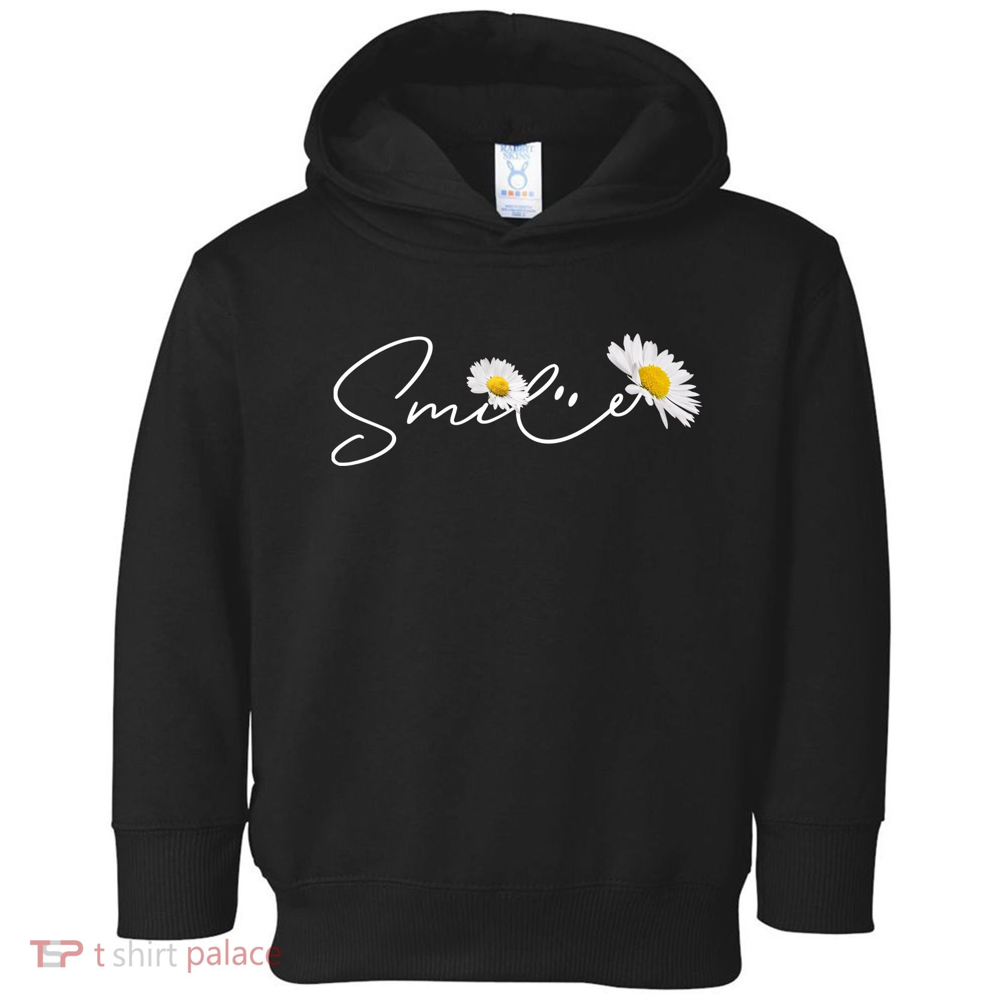 Cute Smile Daisy Flower Toddler Hoodie